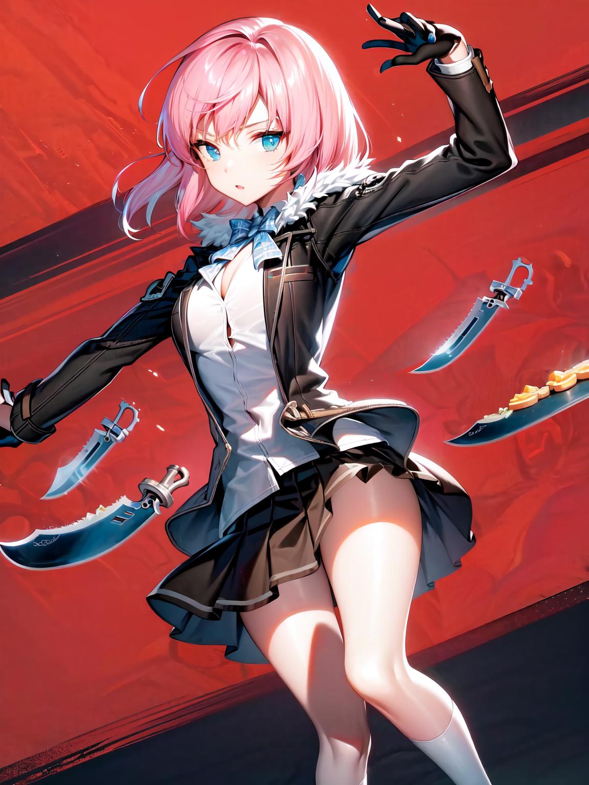 Danbooru, Closers, action Game, Gloves, Lance, roleplaying Game, Holding,  fashion Illustration, cold Weapon, wikia | Anyrgb